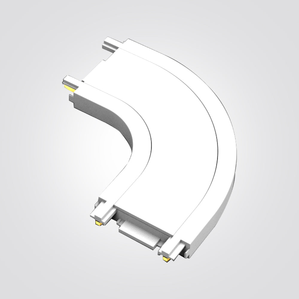 מחבר קשת למסלול תאורה מגנטי 48V| שחור| לבן
