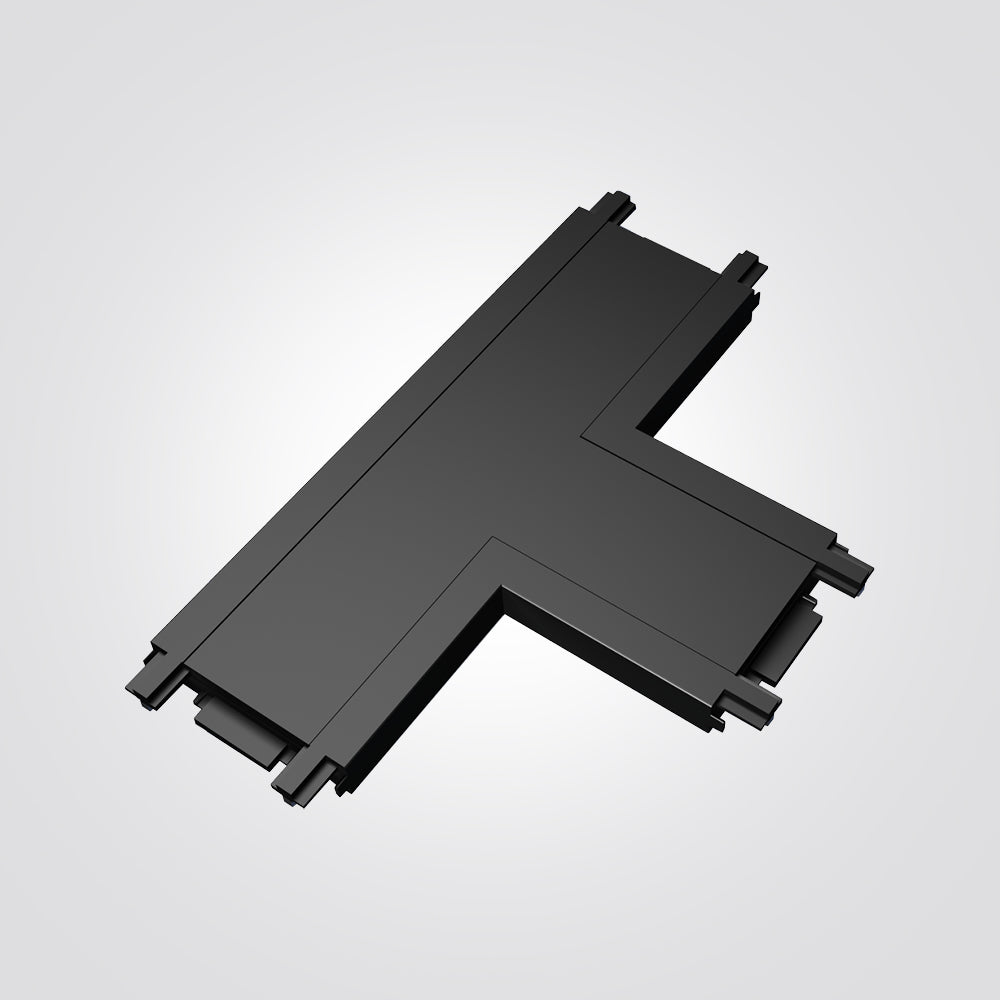 מחבר T למסלול תאורה מגנטי 48V| שחור| לבן