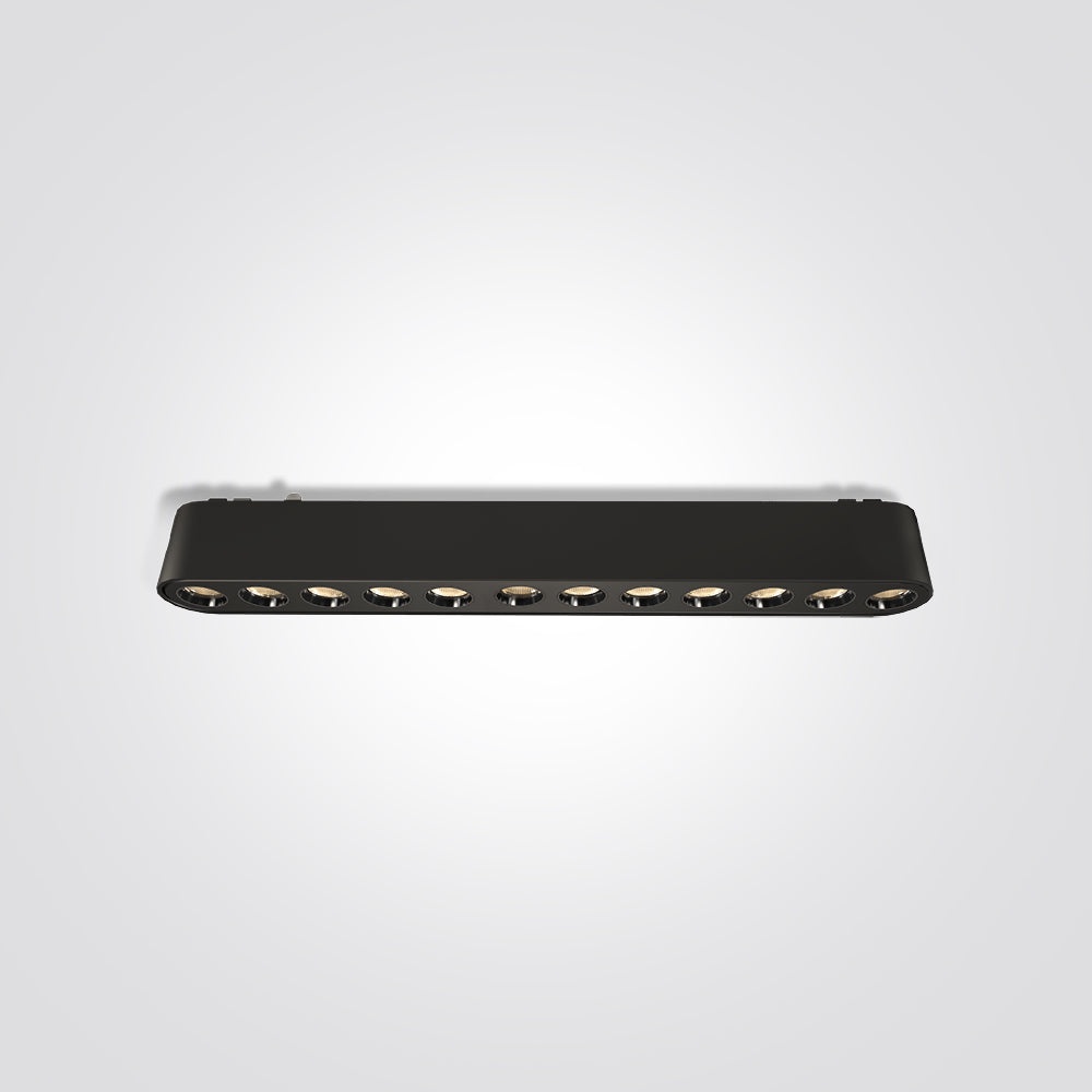 גוף תאורה עדשות למערכת תאורה מגנטית 12W| שחור| לבן| 48V