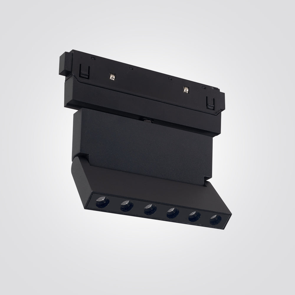 ספוט ספר עדשות מתכוונן לפס צבירה מגנט 6W 48V| שחור| לבן| ניתן לדימור| CCT