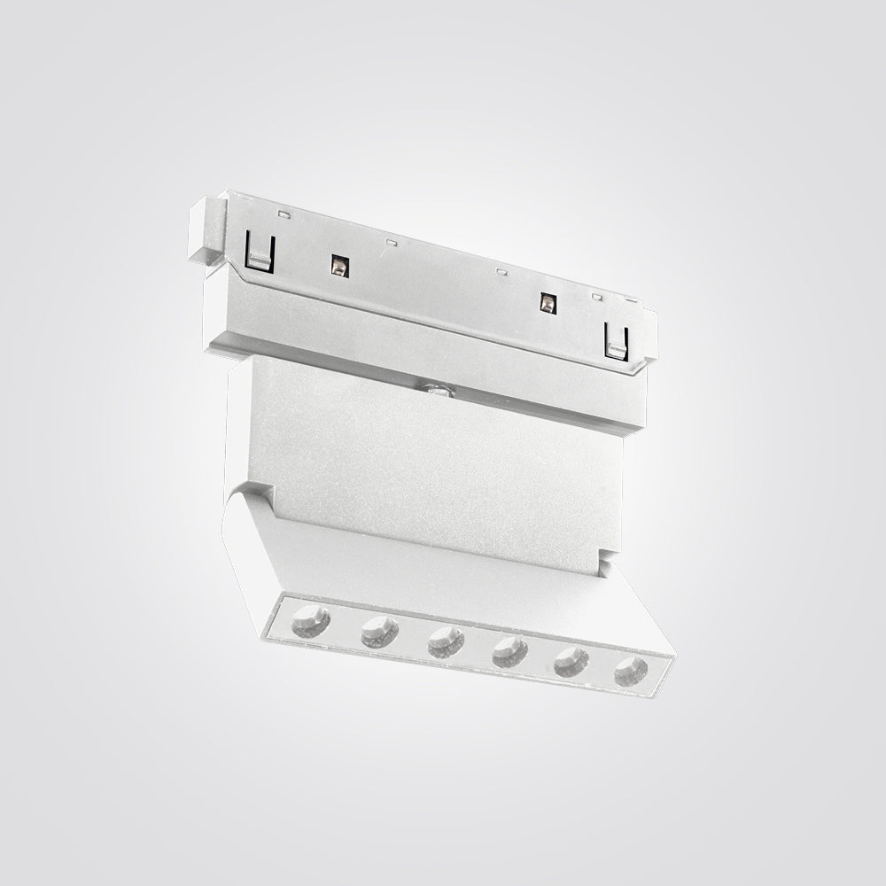 ספוט ספר עדשות מתכוונן לפס צבירה מגנט 6W 48V| שחור| לבן| ניתן לדימור| CCT