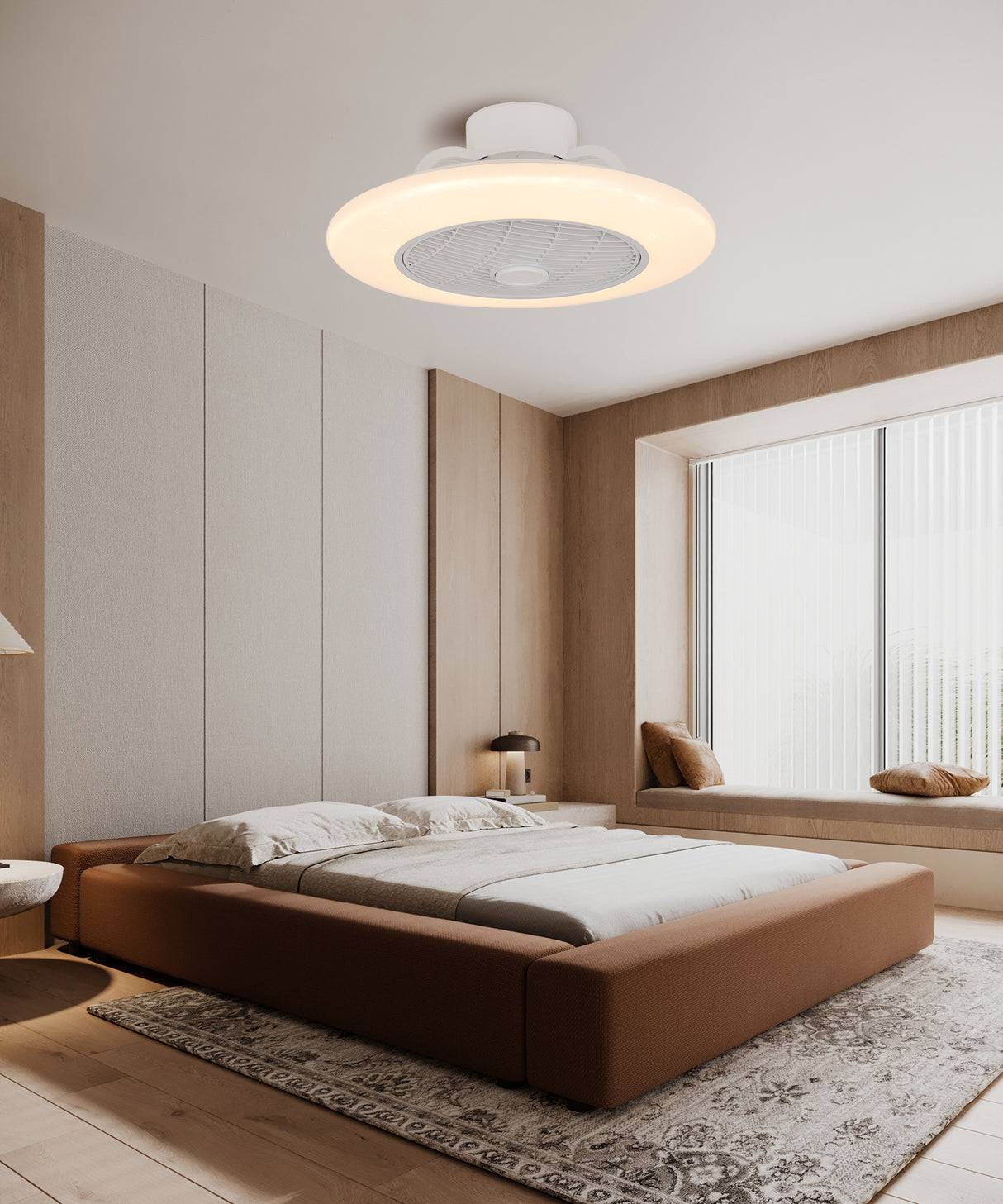 מאוורר תקרה סביון 18" +שלט