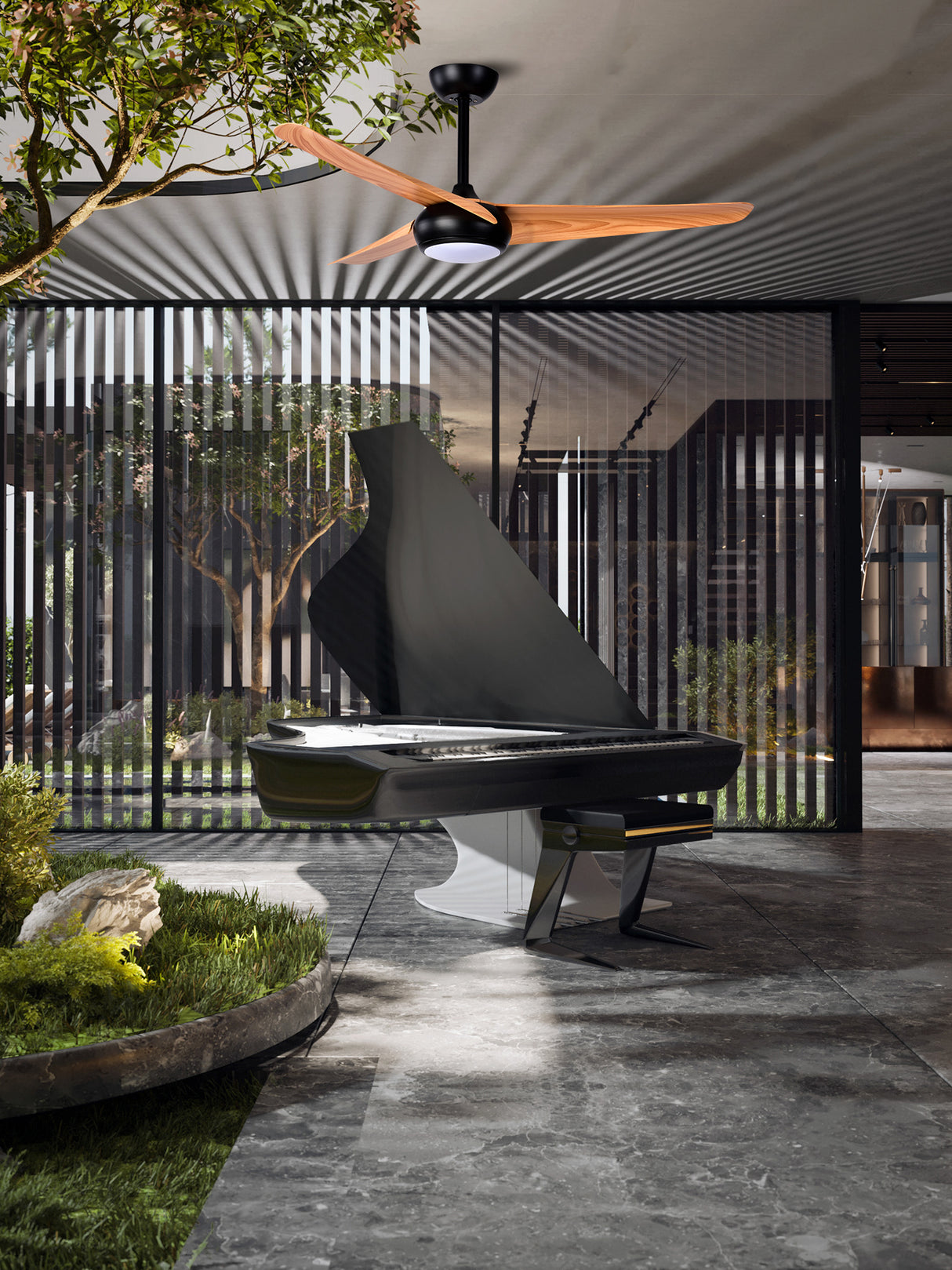 מאוורר תקרה איתן 52" CCT+ שלט