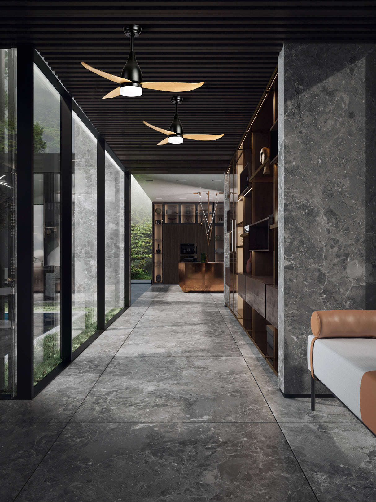 מאוורר תקרה נחשון 52" CCT+ שלט