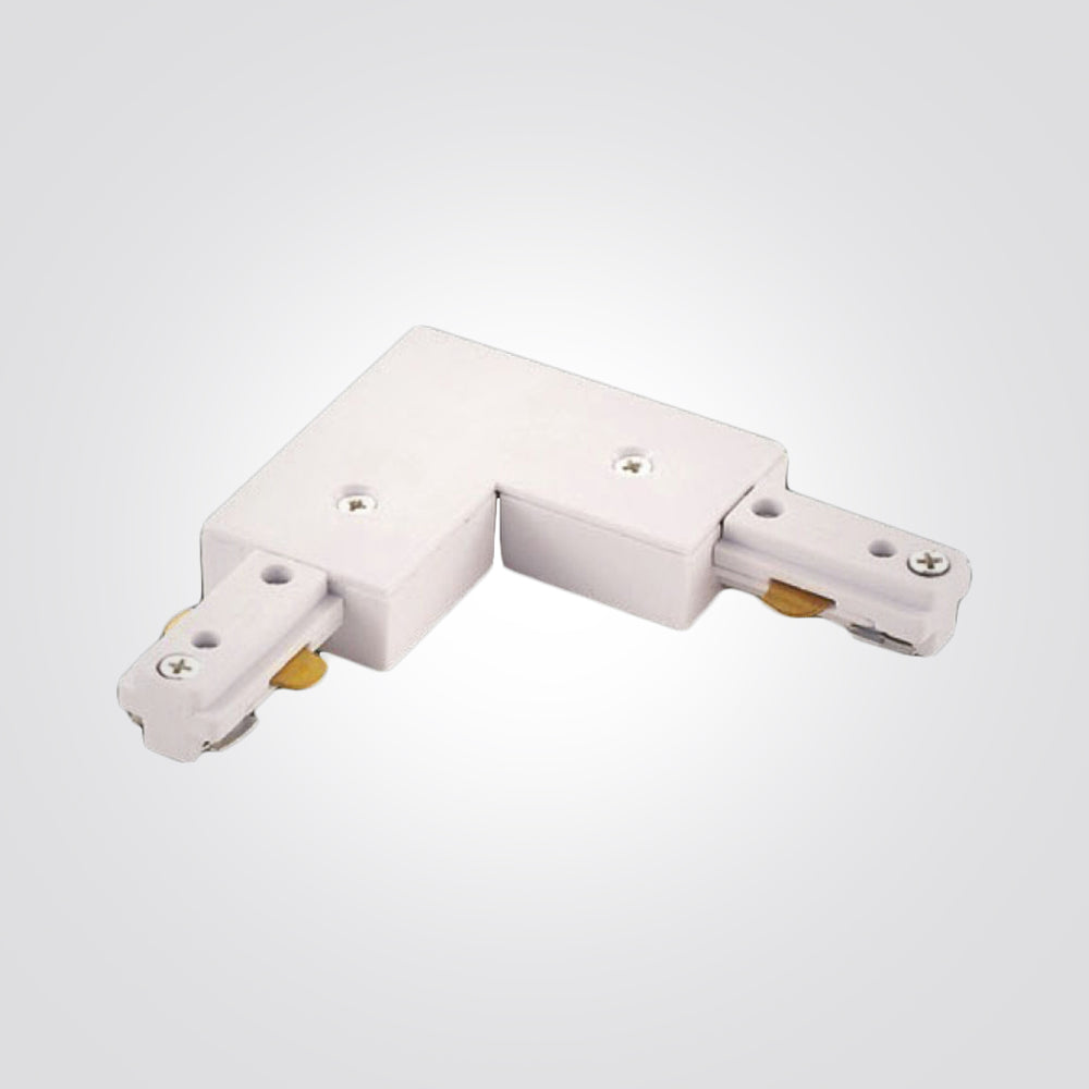 מחבר זוויתי L לפס צבירה חד פאזי שחור| לבן