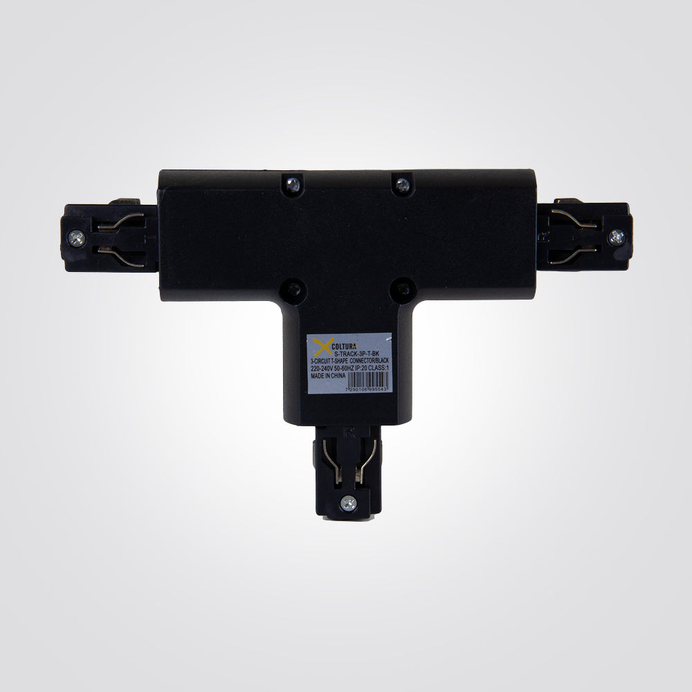 מחבר הזנה T לפס צבירה תלת פאזי שחור| לבן| אפור