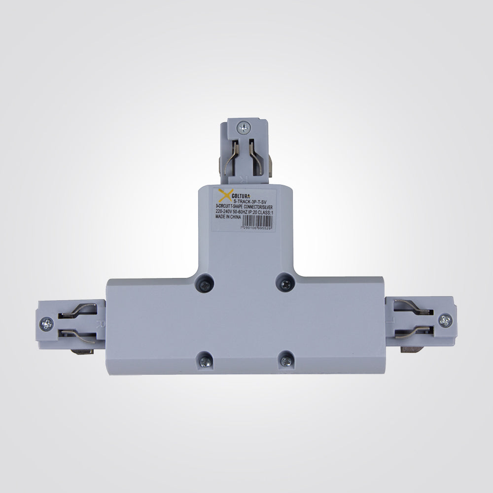 מחבר הזנה T לפס צבירה תלת פאזי שחור| לבן| אפור