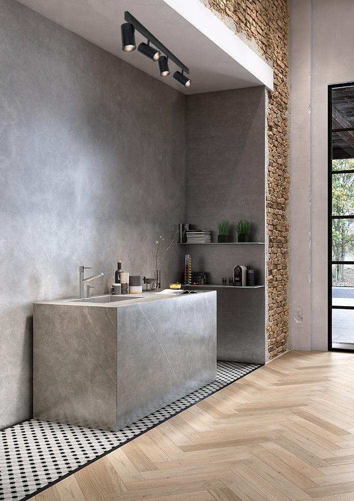 ספוט טאצ' לפס צבירה שחור| לבן| זהב| עץ| GU10