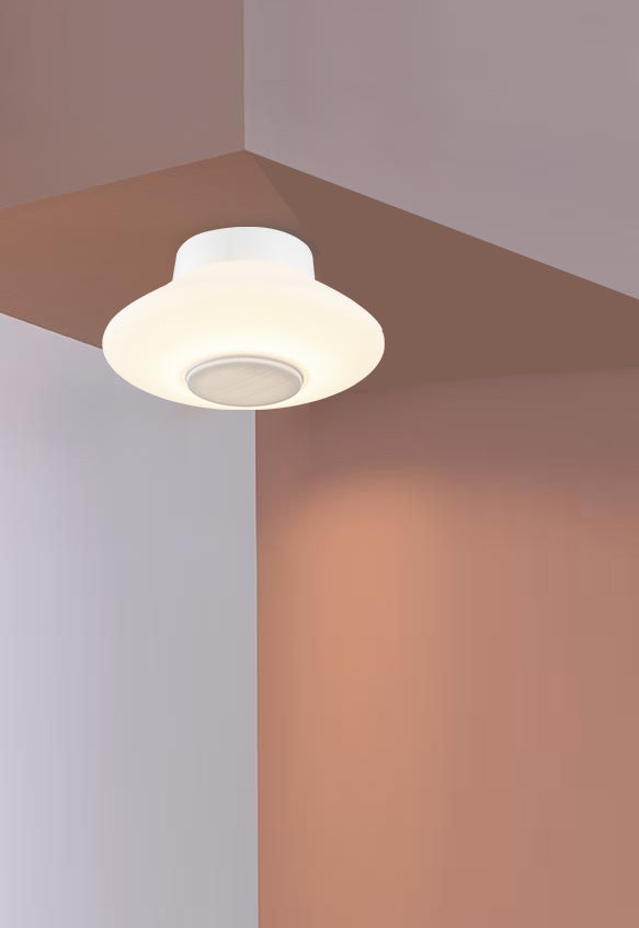 צמוד תקרה גיל לד CCT+ שלט Φ36| בלוטוס| לבן