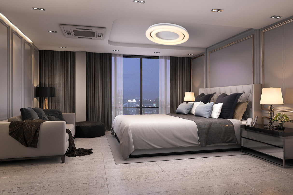 צמוד תקרה לד אורגנזה| Φ60+Φ80| לבן