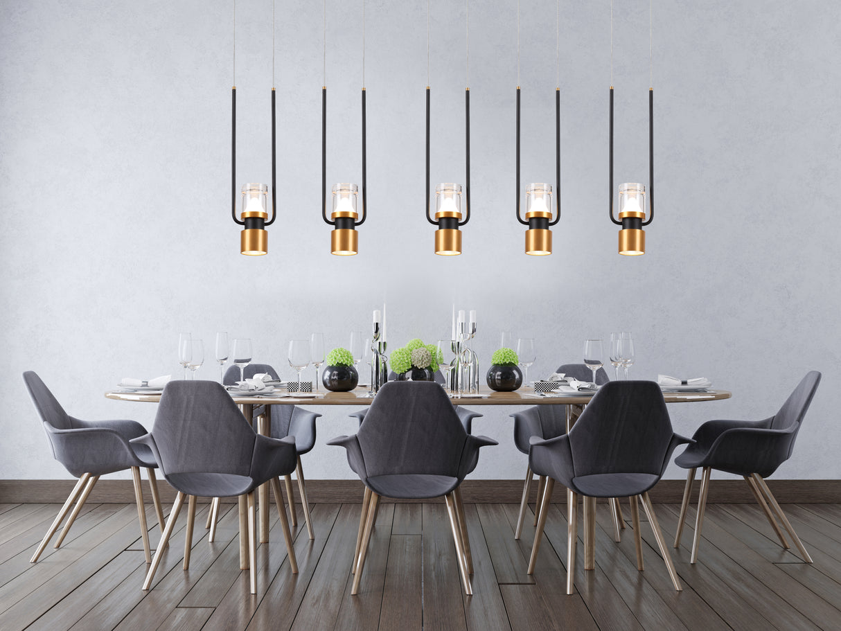 מנורת תליה רמונה לד| חמישיה