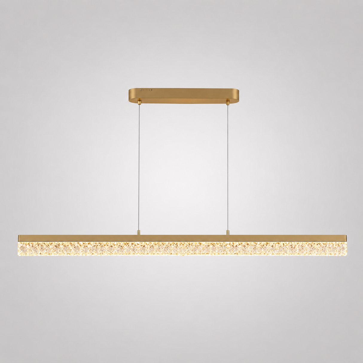 מנורת תלייה LED מילאנו לינארית | ‎100 ס״מ | ‎24W | CCT | זהב פליז
