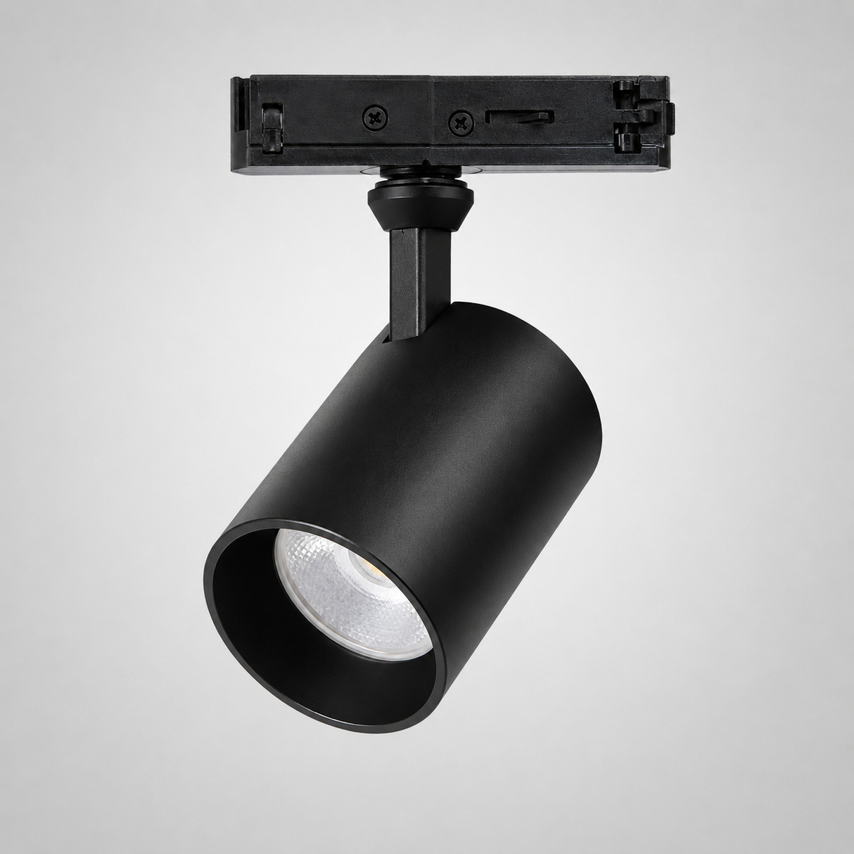 ספוט LED לפס צבירה חד־פאזי | 8W | 4000K | שחור