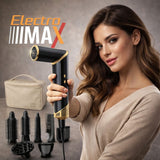 מעצב ומייבש שיער מקצועי – סט 11 חלקים עם מנוע BLDC