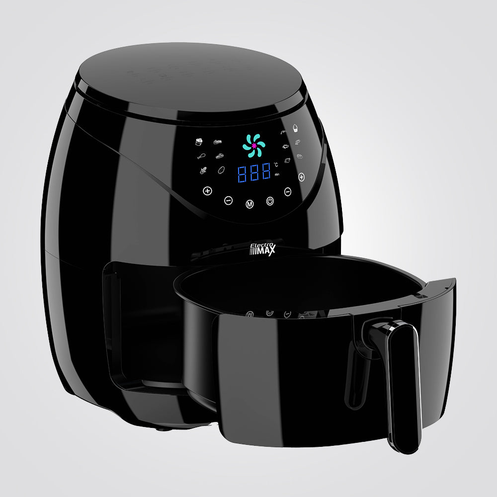 סיר טיגון אוויר דיגיטלי ‏ללא שמן 4  ליטר שחור (AIR FRYER)