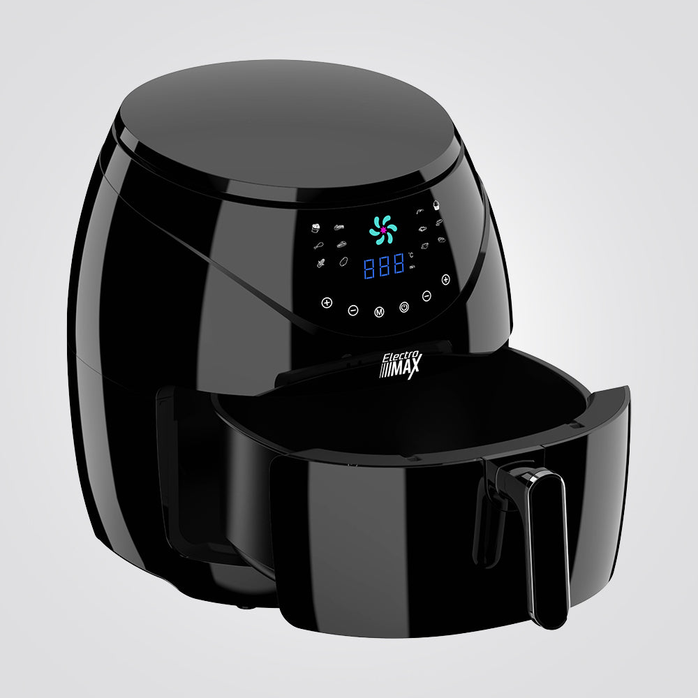 סיר טיגון אוויר דיגיטלי ‏ללא שמן 6 ליטר שחור (AIR FRYER)
