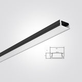 פרופיל נגרים חיצוני לפס LED | שחור / לבן | קרטון 200 מטר
