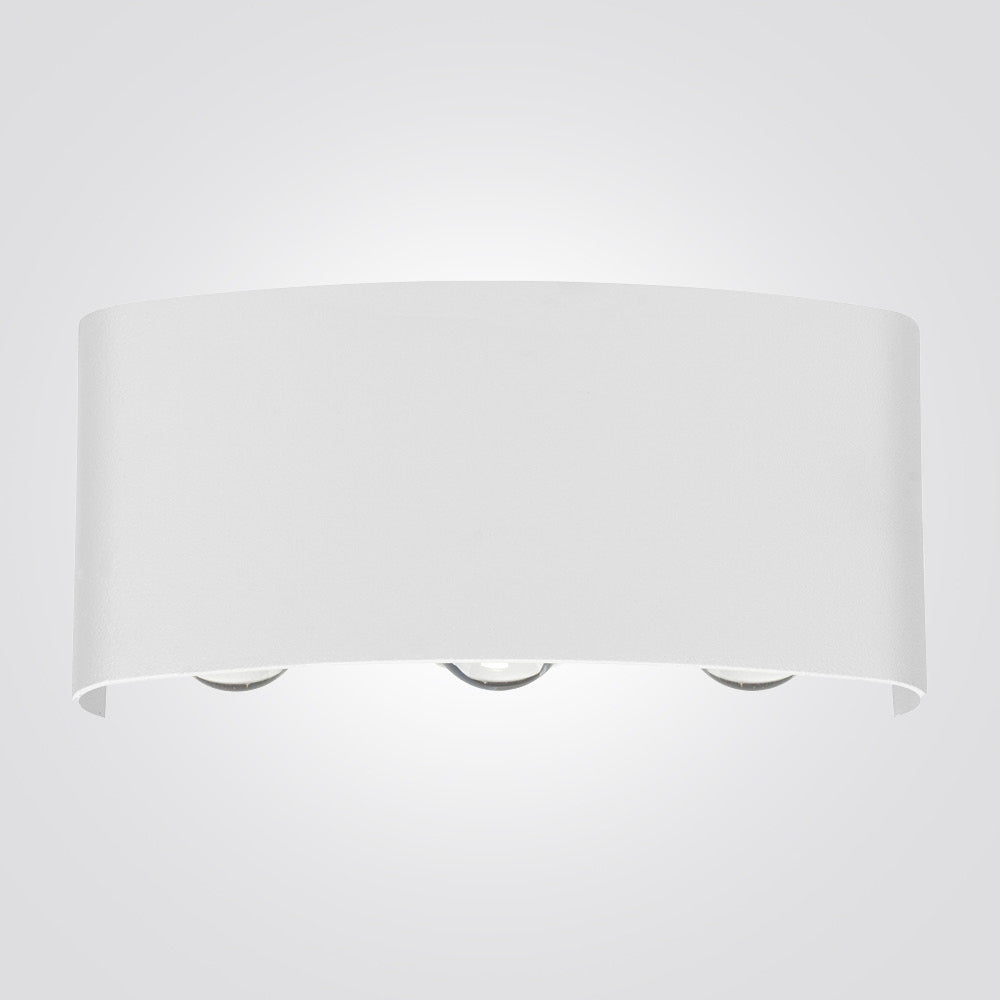 מנורת קיר גינה חוץ אפ דאון Class 2X3W | לבן