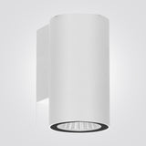 מנורת קיר חוץ דאון Class 1X12W| שחור| לבן| IP65