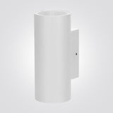מנורת קיר חוץ אפ-דאון | 2×12W | לבן / שחור | IP65 | Class