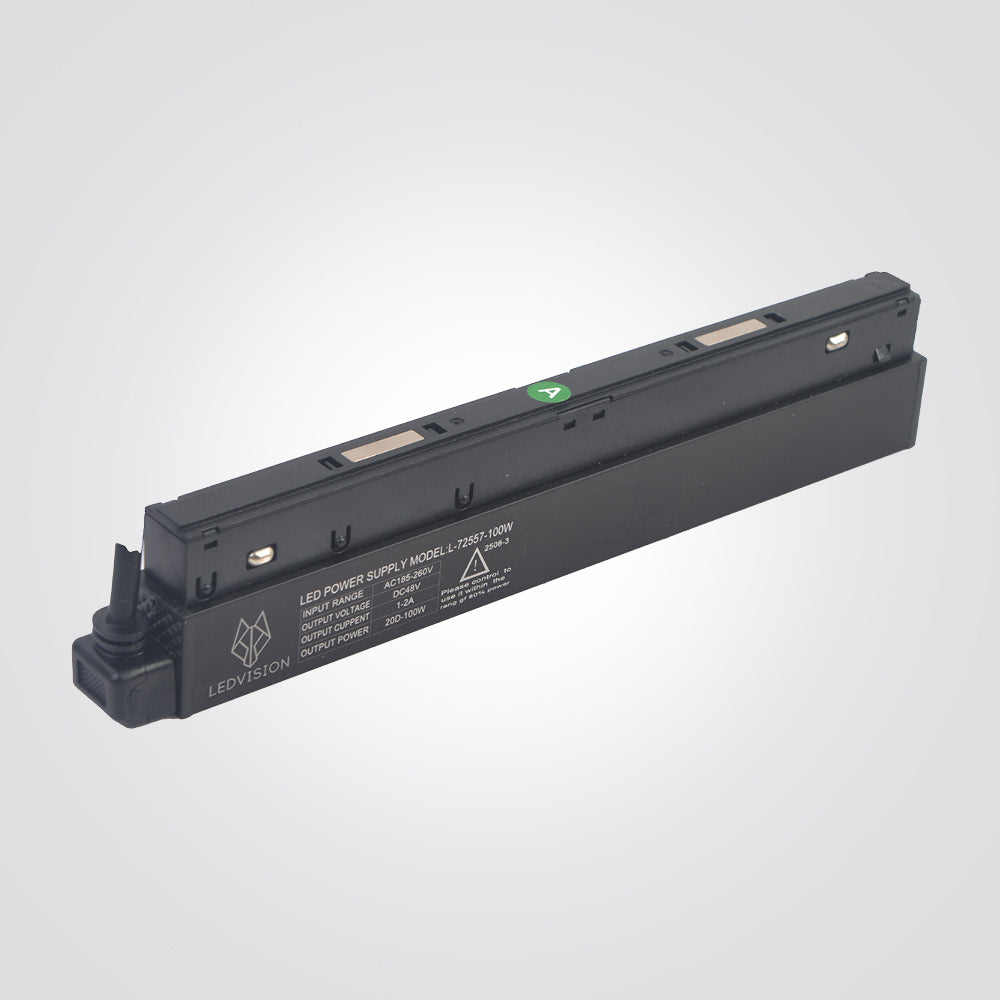 שנאי לפסי צבירה מגנטיים (דגם סומו) 48V | שחור | 100W / 200W / 300W