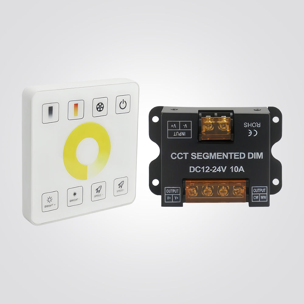 בקר CCT Bluetooth + מתג – לד דו־גוני | ‎12–48V