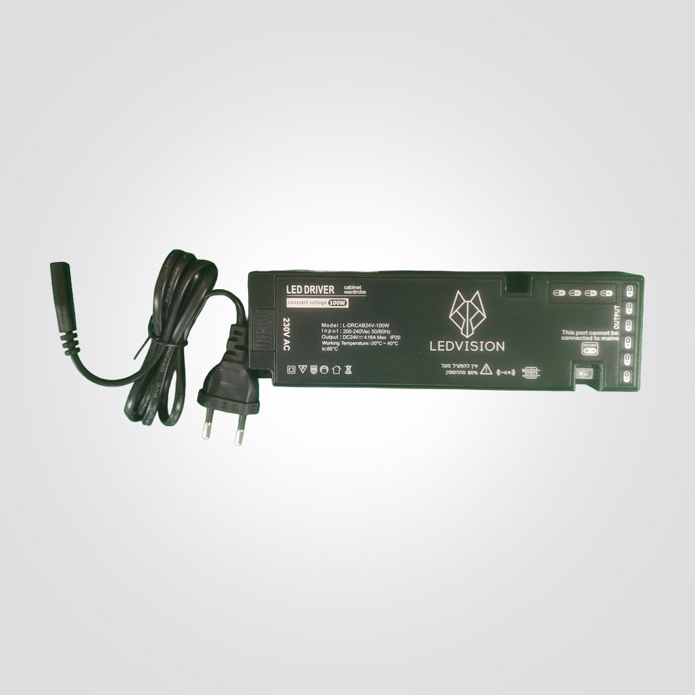 דרייבר לארון 24V | ‏36W / 60W / 100W | ‏IP20
