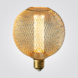 נורת LED דקורטיבית – רשת זהב | 150×125 מ"מ