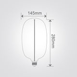 נורת LED דקורטיבית מעושן WG145, E27, 4.5W, 1800K