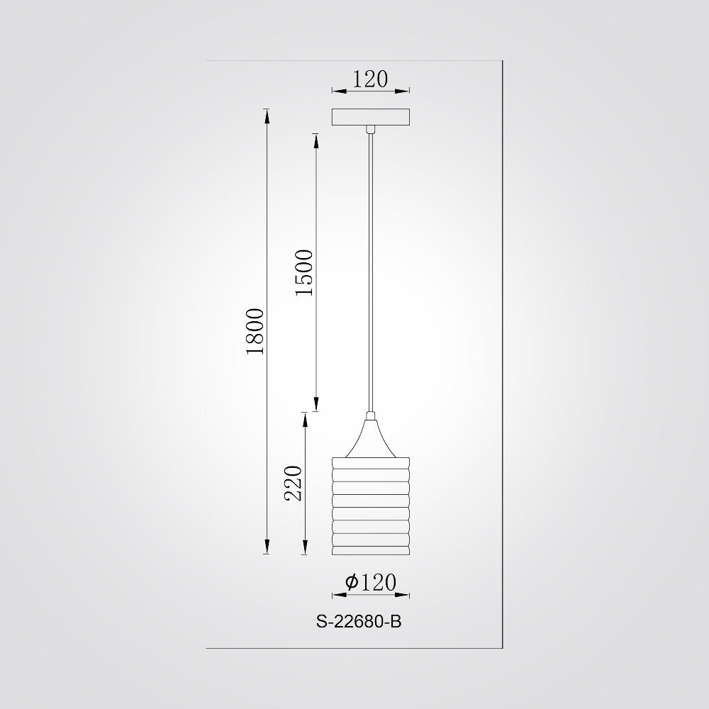 מנורת תלייה קסטלו – דגם B | שיש ספרדי