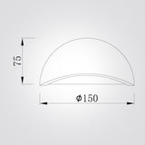 מנורת קיר ויקטור – טרוורטין טבעי | 7W | 3000K