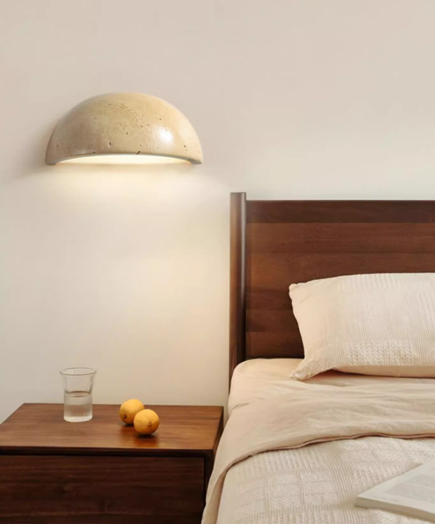 מנורת קיר ויקטור – טרוורטין טבעי | 7W | 3000K