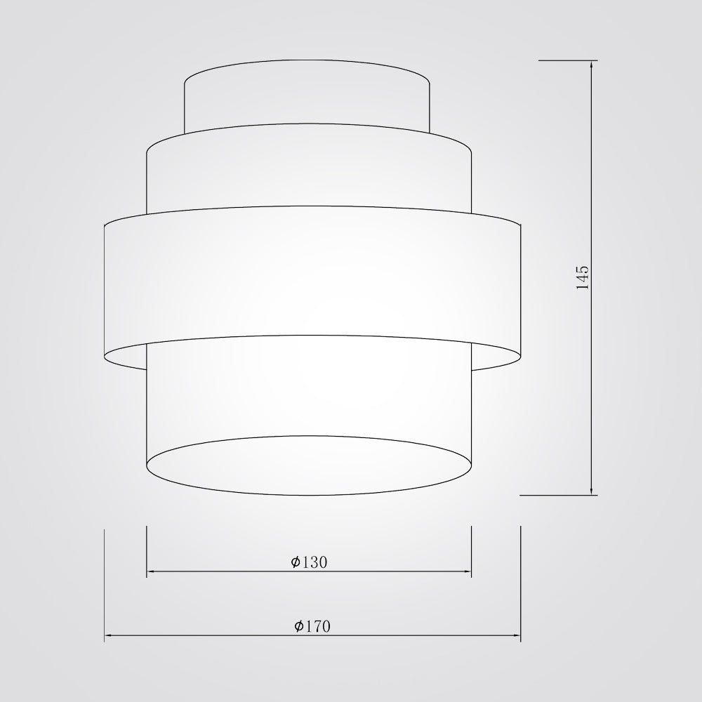 צילינדר תקרה אורה – טרוונטין ועץ אגוז