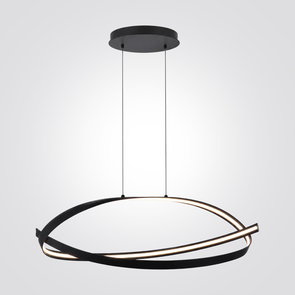 מנורת תלייה LED טורינו | ‎50W | CCT | שחור / זהב