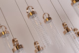 מנורת תליה 10 קנים LED ‏48W | פליז | CCT