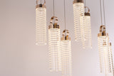 מנורת תליה 10 קנים LED ‏48W | פליז | CCT