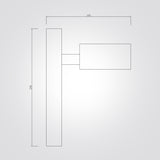 מנורת קיר ויקטוריה – טרוורטין טבעי ועץ בהיר| 9W | 3000K