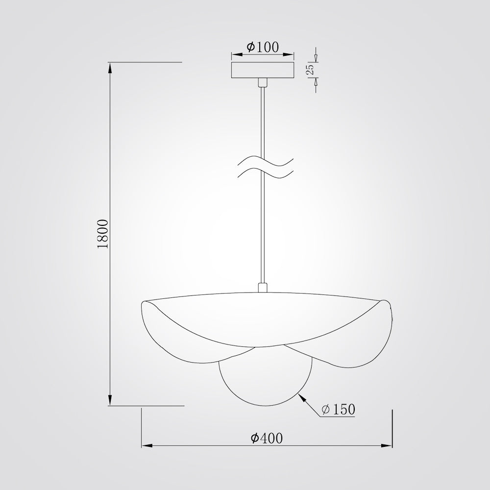 מנורת תלייה קאלי – גלוב | שחור+פליז / לבן+פליז