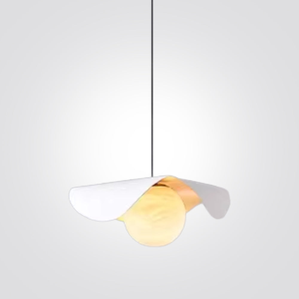 מנורת תלייה קאלי – גלוב | שחור+פליז / לבן+פליז