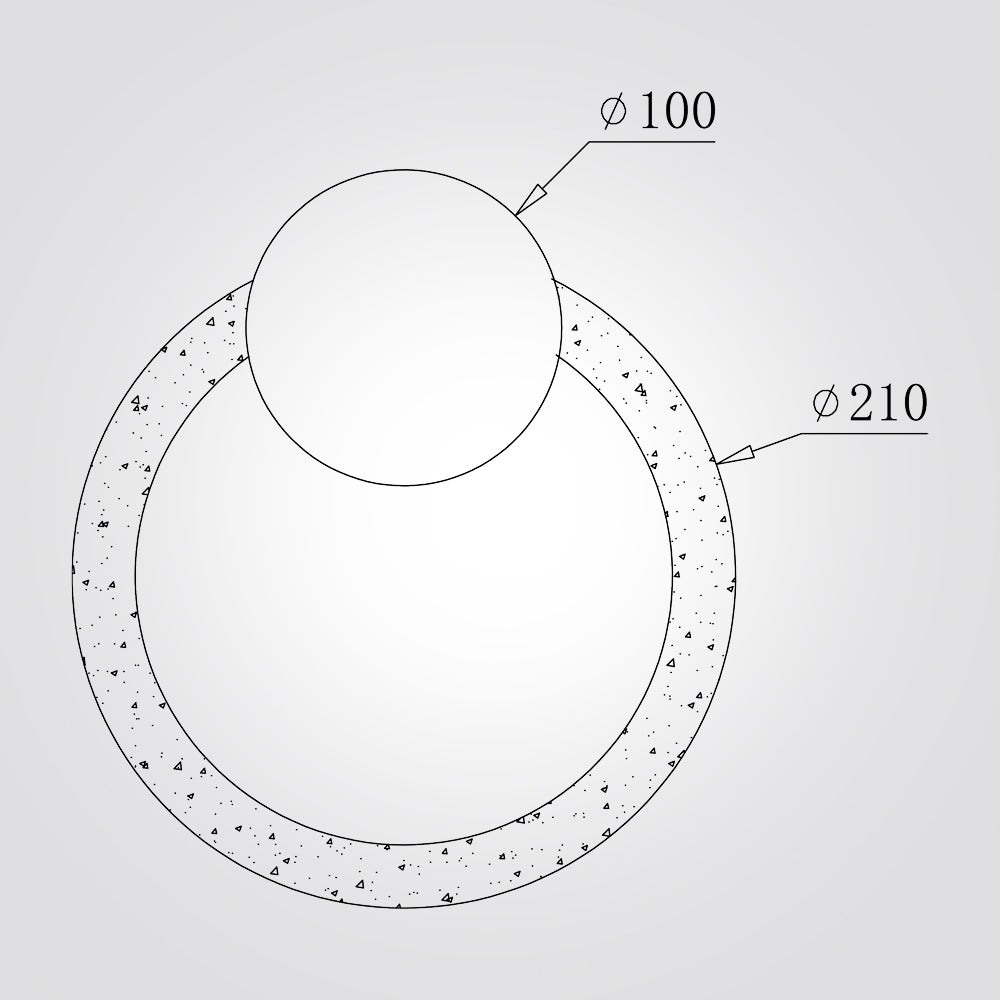 מנורת קיר ויטה – טרוונטין טבעי וזכוכית | דגם  A