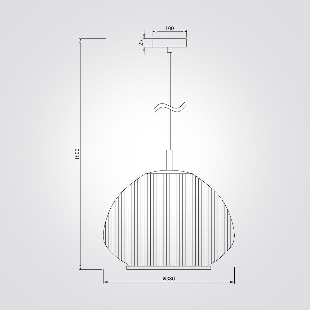 מנורת תלייה נובה – אהיל בד | דגם A