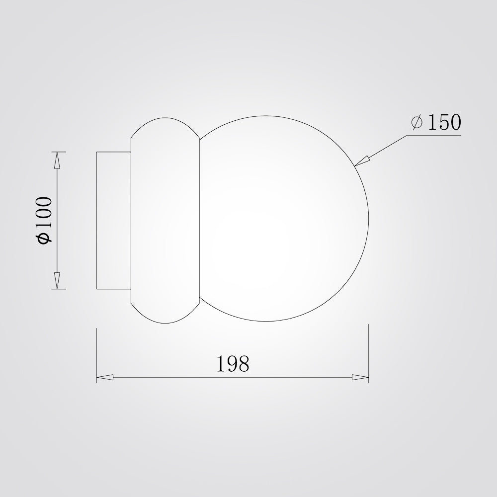 מנורת קיר לוצ׳ה – טרוונטין טבעי וזכוכית | דגם  A
