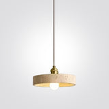 מנורת תלייה לוצ׳ה – טרוונטין טבעי | דגם B