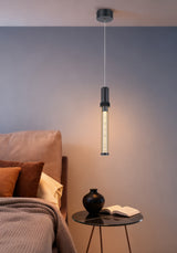 מנורת תלייה וושינגטון בודד | שחור / זהב