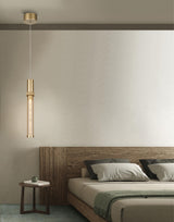 מנורת תלייה וושינגטון בודד | שחור / זהב