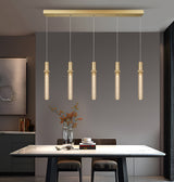 מנורת תלייה LED וושינגטון חמישייה | שחור / זהב