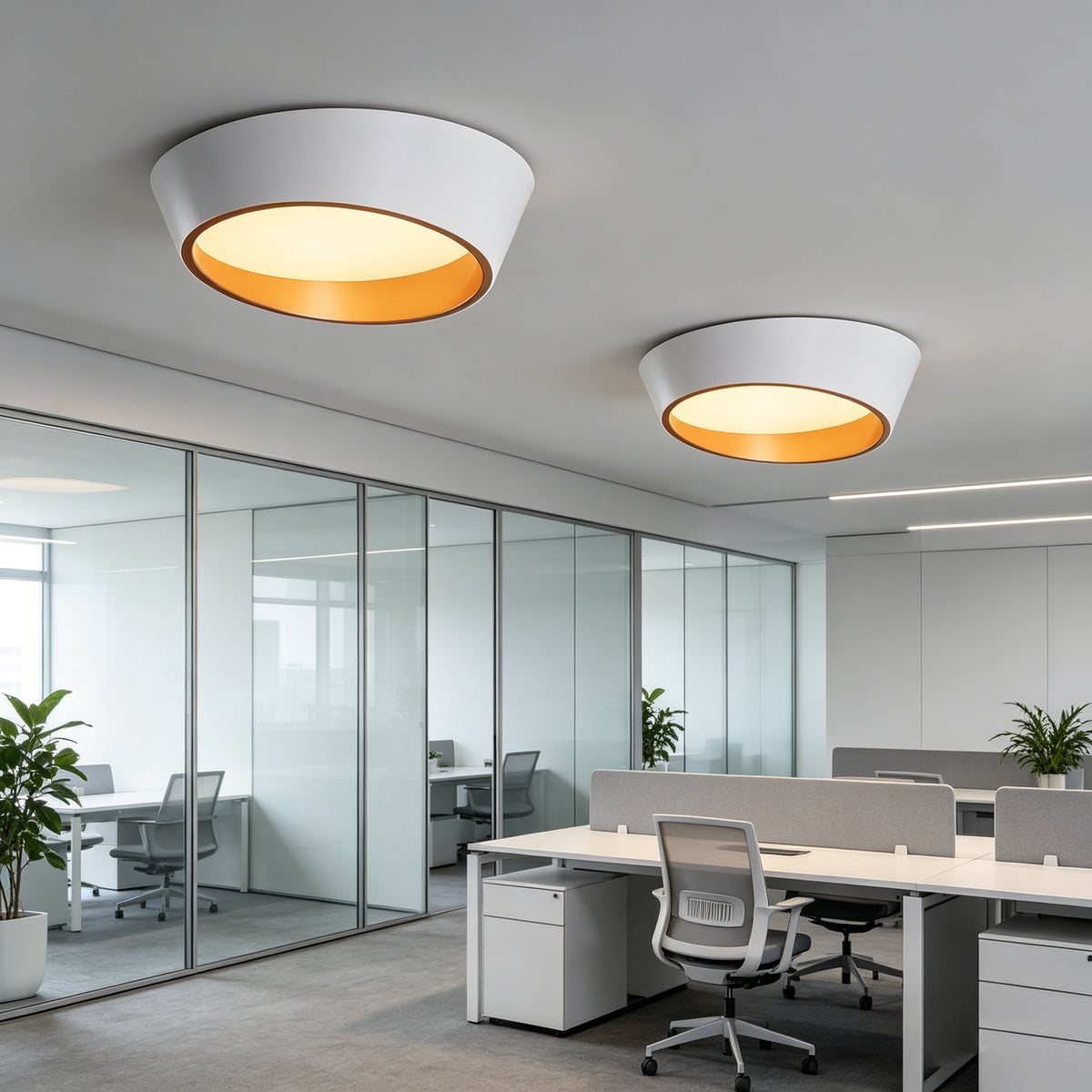צמוד תקרה LED דקורטיבי | CCT | לבן ורוז גולד | קוטר 40 / 60 ס"מ