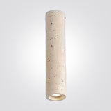 מנורת תקרה צילינדר  נובה – טרוונטין טבעי | GU10