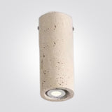 מנורת תקרה צילינדר  נובה – טרוונטין טבעי | GU10