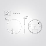 מראת LED עגולה 60 ס״מ | 80 ס"מ עם מפשיר אדים